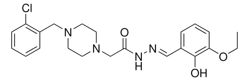 Sigma-Aldrich 2-(4-(2-CL-BENZYL)-1-PIPERAZINYL)-N'-(3-ETHOXY-2-HO-BENZYLIDENE)ACETOHYDRAZIDE,AldrichCPR