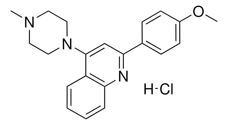 Sigma-Aldrich 2-(4-METHOXYPHENYL)-4-(4-METHYL-1-PIPERAZINYL)QUINOLINE HYDROCHLORIDE,AldrichCPR