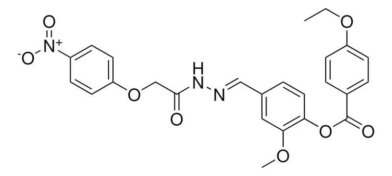 Sigma-Aldrich 2-METHOXY-4-(2-((4-NITROPHENOXY)ACETYL)CARBOHYDRAZONOYL)PHENYL 4-ETHOXYBENZOATE,AldrichCPR