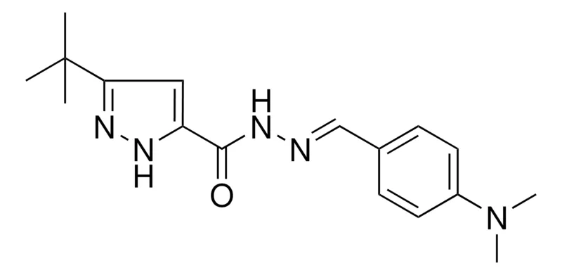 Sigma-Aldrich 5-TERT-BU-2H-PYRAZOLE-3-CARBOXYLIC ACID (4-DIMETHYLAMINO-BENZYLIDENE)-HYDRAZIDE,AldrichCPR