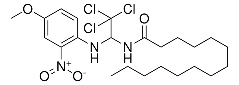 Sigma-Aldrich TETRADECANOIC ACID (2,2,2-TRICHLORO-1-(4-MEO-2-NITRO-PHENYLAMINO)-ETHYL)-AMIDE，AldrichCPR