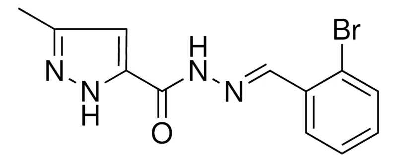 Sigma-Aldrich 5-METHYL-2H-PYRAZOLE-3-CARBOXYLIC ACID (2-BROMO-BENZYLIDENE)-HYDRAZIDE,AldrichCPR