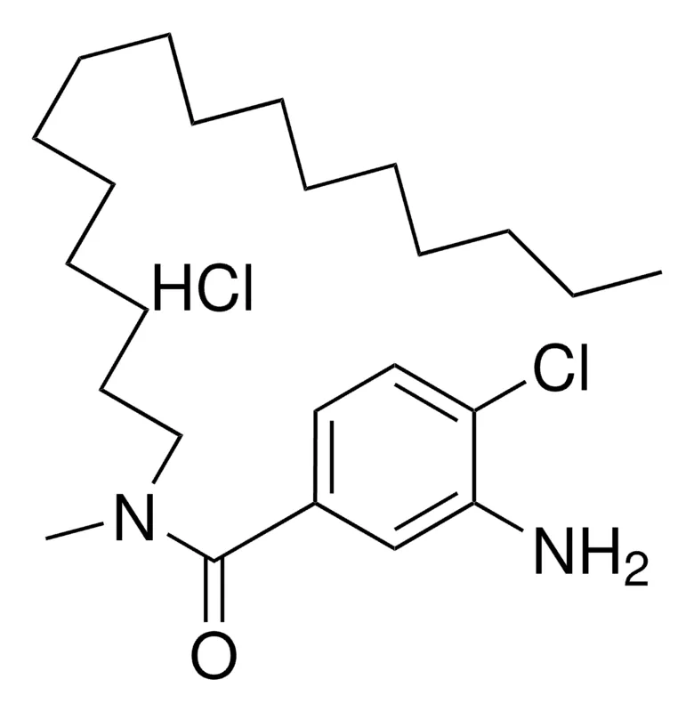 Sigma-Aldrich 4-CHLORO-N1-HEXADECYL-N1-METHYL-3-AMINOBENZAMIDE HYDROCHLORIDE,AldrichCPR