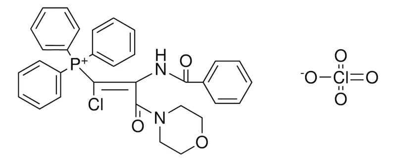 Sigma-Aldrich (BENZOYLAMINO-CL-MORPHOLIN-YL-3-OXO-PROPENYL)-TRIPHENYL-PHOSPHONIUM, PERCHLORATE，AldrichCPR