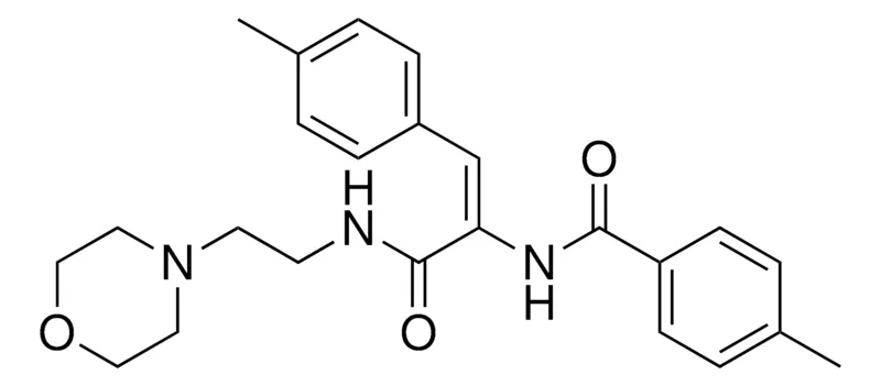 Sigma-Aldrich 4-ME-N-(2-(4-METHYL-PH)-1-(((2-(4-MORPHOLINYL)ET)AMINO)CARBONYL)VINYL)BENZAMIDE,AldrichCPR