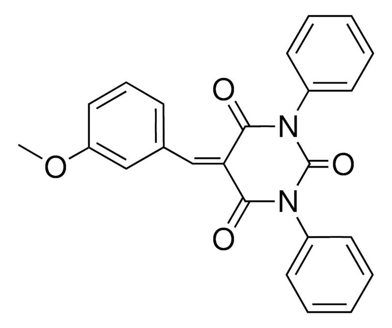 Sigma-Aldrich 5-(3-METHOXY-BENZYLIDENE)-1,3-DIPHENYL-PYRIMIDINE-2,4,6-TRIONE,AldrichCPR