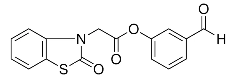Sigma-Aldrich (2-OXO-BENZOTHIAZOL-3-YL)-ACETIC ACID 3-FORMYL-PHENYL ESTER,AldrichCPR