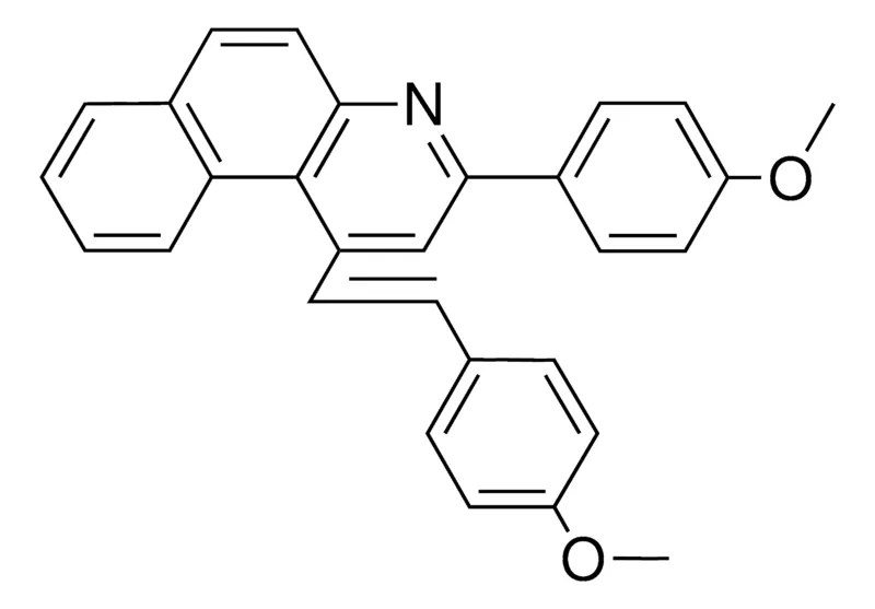 Sigma-Aldrich 3-(4-METHOXY-PHENYL)-1-(2-(4-METHOXY-PHENYL)-VINYL)-BENZO(F)QUINOLINE,AldrichCPR