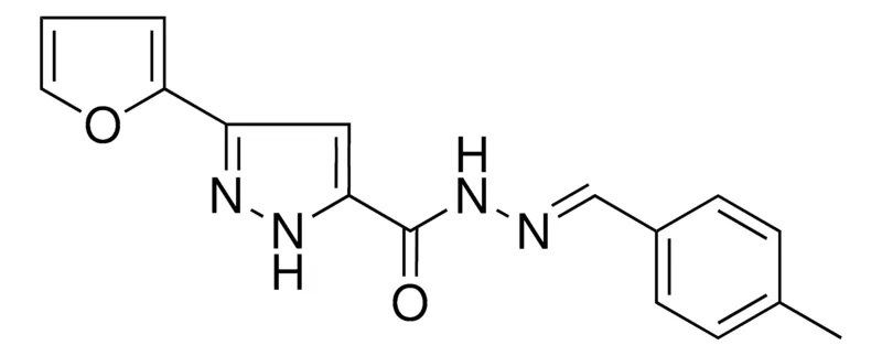 Sigma-Aldrich 5-FURAN-2-YL-2H-PYRAZOLE-3-CARBOXYLIC ACID (4-METHYL-BENZYLIDENE)-HYDRAZIDE,AldrichCPR