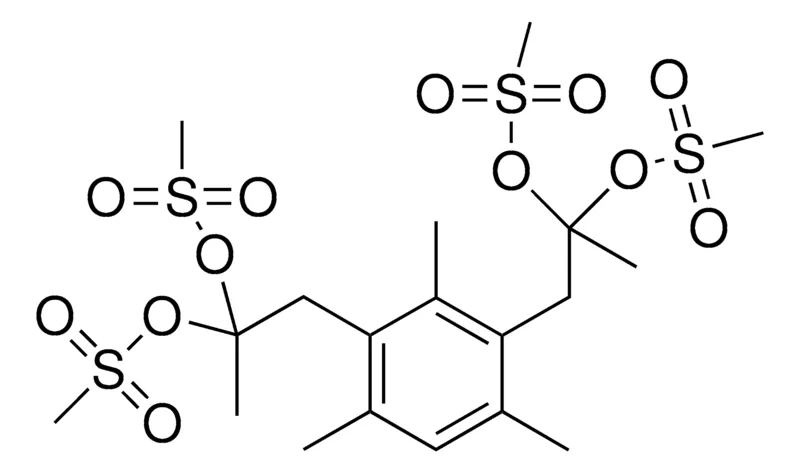 Sigma-Aldrich 2,6-BIS(2,2(DIHYDROXYMETHYL)PROPYL DIMETHANESULFONATE)-1,3,5-TRIMETHYLBENZENE,AldrichCPR