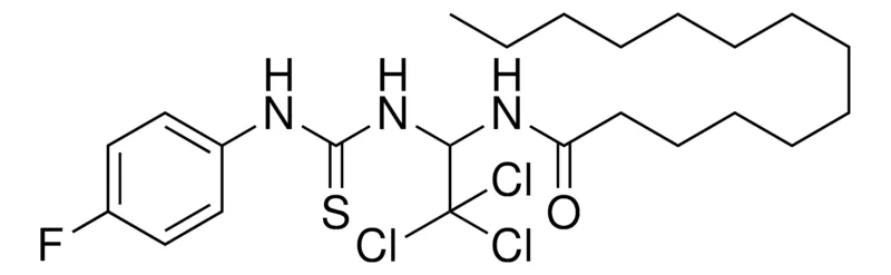 Sigma-Aldrich TETRADECANOIC ACID (2,2,2-TRICHLORO-1-(3-(4-F-PHENYL)-THIOUREIDO)-ETHYL)-AMIDE,AldrichCPR