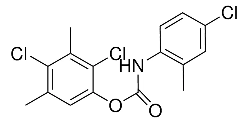 Sigma-Aldrich 2,4-DICHLORO-3,5-DIMETHYLPHENYL N-(4-CHLORO-2-METHYLPHENYL)CARBAMATE,AldrichCPR