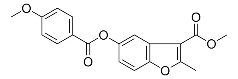Sigma-Aldrich 5-(4-METHOXY-BENZOYLOXY)-2-METHYL-BENZOFURAN-3-CARBOXYLIC ACID METHYL ESTER,AldrichCPR