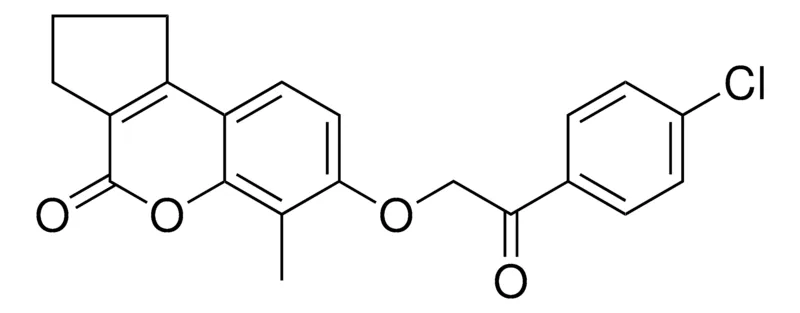 Sigma-Aldrich 7-(2-(4-CL-PH)-2-OXO-ETHOXY)-6-METHYL-2,3-DIHYDRO-1H-CYCLOPENTA(C)CHROMEN-4-ONE,AldrichCPR