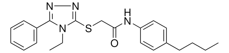 Sigma-Aldrich N-(4-BUTYLPHENYL)-2-[(4-ETHYL-5-PHENYL-4H-1,2,4-TRIAZOL-3-YL)SULFANYL]ACETAMIDE，AldrichCPR