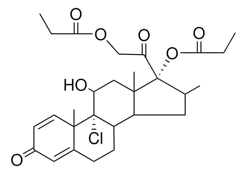 Sigma-Aldrich 9-A-CL-11-B-HO-16-BETA-ME-3,20-DIOXOPREGNA-1,4-DIENE-17-A,21-DIYL DIPROPANOATE,AldrichCPR