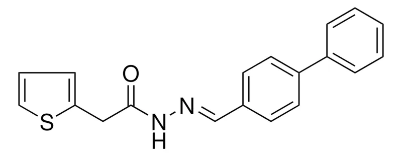 Sigma-Aldrich N'-((1,1'-BIPHENYL)-4-YLMETHYLENE)-2-(2-THIENYL)ACETOHYDRAZIDE,AldrichCPR