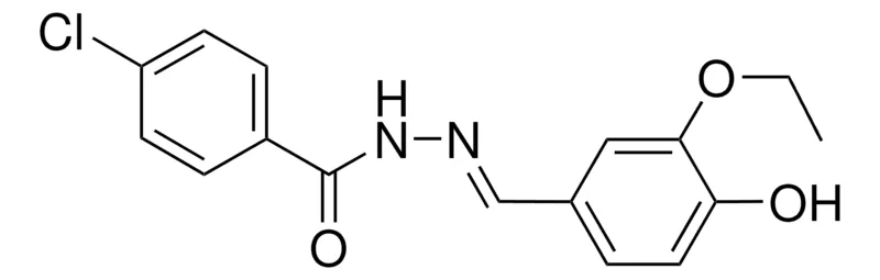 Sigma-Aldrich 4-CHLORO-N'-(3-ETHOXY-4-HYDROXYBENZYLIDENE)BENZOHYDRAZIDE,AldrichCPR