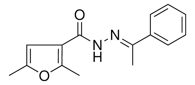 Sigma-Aldrich 2,5-DIMETHYL-FURAN-3-CARBOXYLIC ACID (1-PHENYL-ETHYLIDENE)-HYDRAZIDE,AldrichCPR