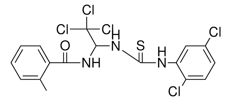 Sigma-Aldrich 2-ME-N-(2,2,2-TRICHLORO-1-(3-(2,5-DICHLORO-PHENYL)-THIOUREIDO)-ETHYL)-BENZAMIDE,AldrichCPR