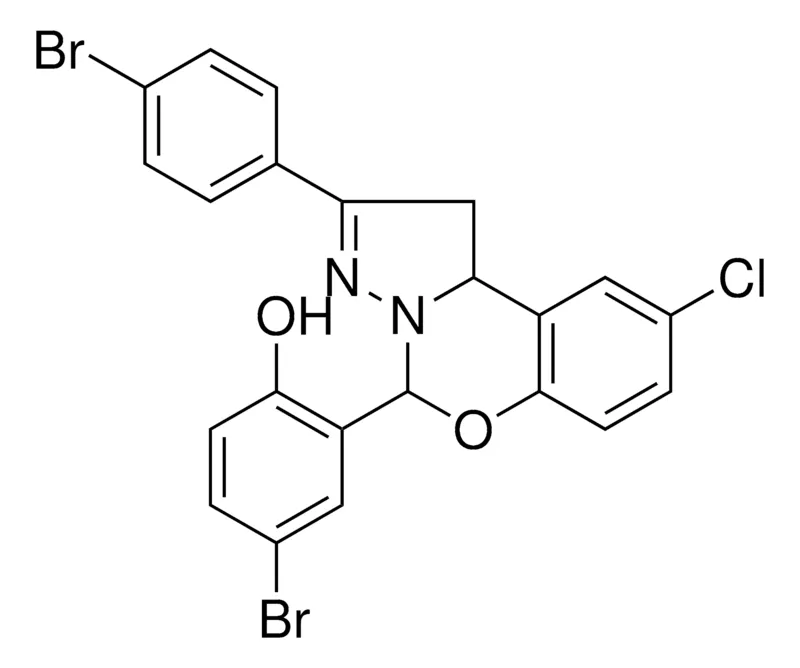 Sigma-Aldrich 4-BR-2-(2-(4-BR-PH)-8-CL-2H-5-OXA-3,3A-DIAZA-CYCLOPENTA(A)NAPHTHALEN-4-YL)PHENOL,AldrichCPR
