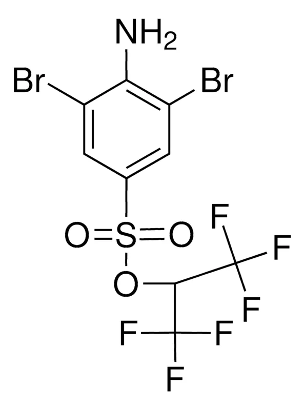 Sigma-Aldrich 1,1,1,3,3,3-HEXAFLUOROISOPROPYL 4-AMINO-3,5-DIBROMOBENZENESULFONATE,AldrichCPR