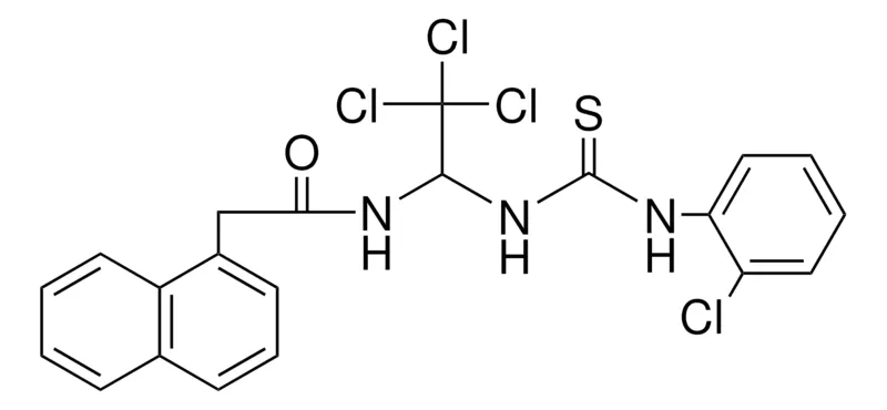 Sigma-Aldrich 2-NAPHTHALEN-1-YL-N-(2,2,2-TRICHLORO-1-(3-(2-CL-PH)-THIOUREIDO)-ETHYL)-ACETAMIDE,AldrichCPR