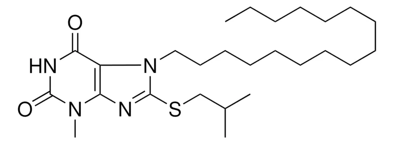 Sigma-Aldrich 7-HEXADECYL-8-ISOBUTYLSULFANYL-3-METHYL-3,7-DIHYDRO-PURINE-2,6-DIONE,AldrichCPR