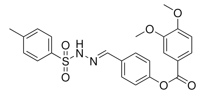 Sigma-Aldrich 4-(2-((4-METHYLPHENYL)SULFONYL)CARBOHYDRAZONOYL)PHENYL 3,4-DIMETHOXYBENZOATE,AldrichCPR