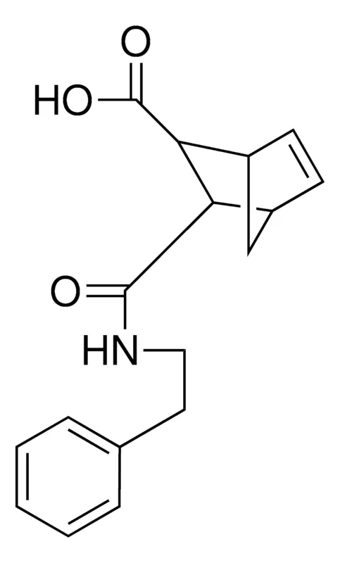 Sigma-Aldrich 3-(N-(2-PHENYLETHYL)CARBAMOYL)-5-NORBORNENE-2-CARBOXYLIC ACID,AldrichCPR