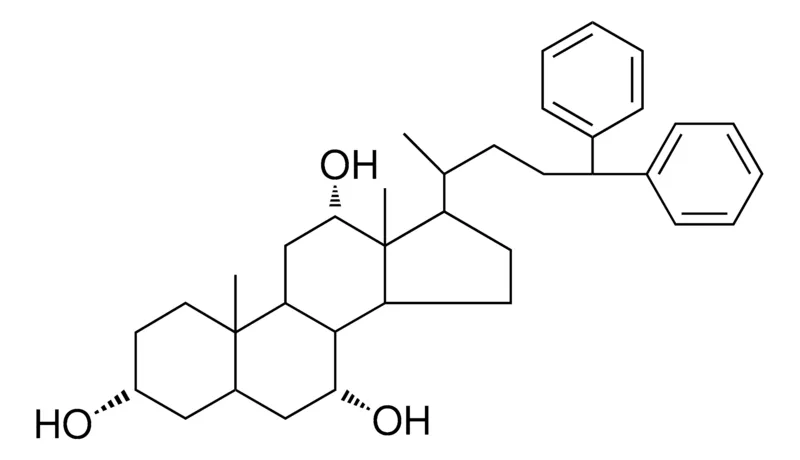 Sigma-Aldrich DI-ME-17-(1-ME-DIPHENYL-BU)-HEXADECAHYDRO-CYCLOPENTA(A)PHENANTHRENE-3,7,12-TRIOL,AldrichCPR
