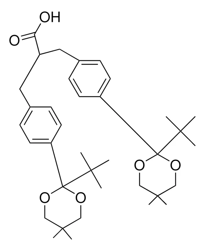 Sigma-Aldrich BIS(4-PIVALOYLBENZYL)ACETIC ACID 2,2-DIMETHYLTRIMETHYLENE ACETAL，AldrichCPR