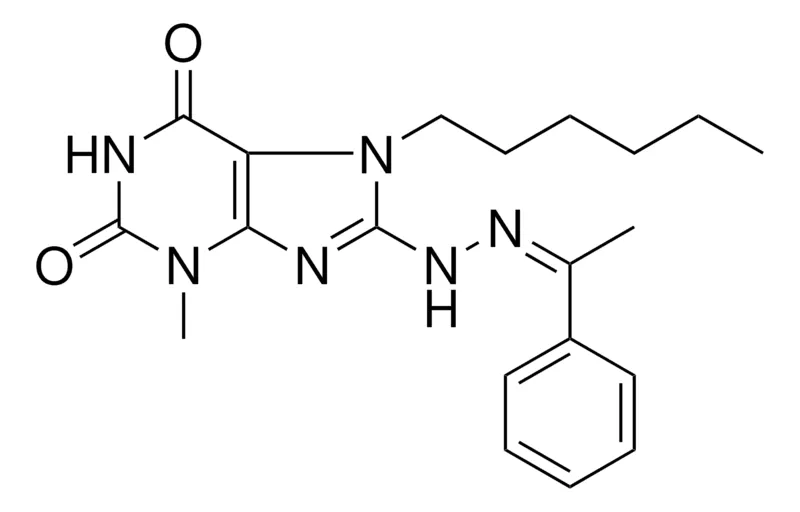 Sigma-Aldrich 7-HEXYL-3-ME-8-(N'-(1-PHENYL-ETHYLIDENE)-HYDRAZINO)-3,7-DIHYDRO-PURINE-2,6-DIONE，AldrichCPR