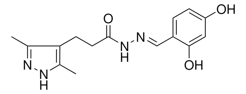 Sigma-Aldrich 3-(3,5-DIMETHYL-1H-PYRAZOL-4-YL)-PROPIONIC ACID (2,4-DI-HO-BENZYLIDENE)HYDRAZIDE,AldrichCPR