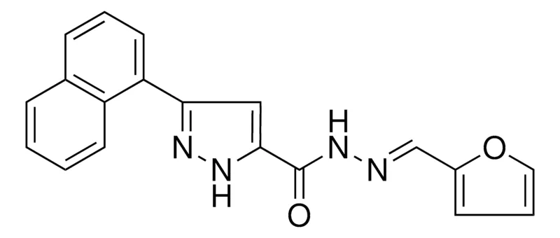 Sigma-Aldrich 5-NAPHTHALEN-1-YL-2H-PYRAZOLE-3-CARBOXYLIC ACID FURAN-2-YLMETHYLENE-HYDRAZIDE,AldrichCPR
