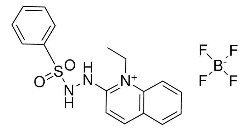 Sigma-Aldrich 1-ETHYL-2-(2-(PHENYLSULFONYL)HYDRAZINO)QUINOLINIUM TETRAFLUOROBORATE,AldrichCPR