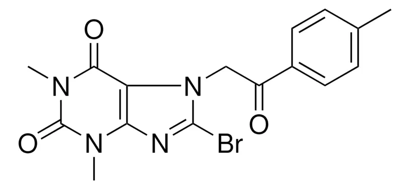 Sigma-Aldrich 8-BROMO-1,3-DIMETHYL-7-(2-OXO-2-P-TOLYL-ETHYL)-3,7-DIHYDRO-PURINE-2,6-DIONE,AldrichCPR