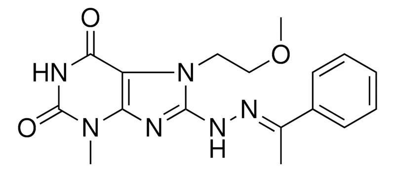 Sigma-Aldrich 7-(2-MEO-ET)-3-ME-8-(N'-(1-PH-ETHYLIDENE)-HYDRAZINO)-3,7-2H-PURINE-2,6-DIONE,AldrichCPR