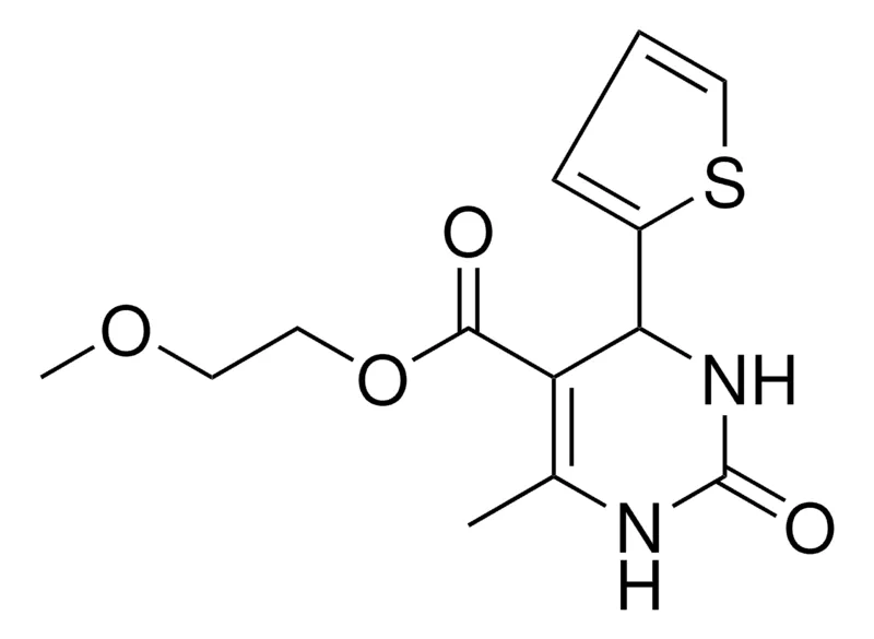 Sigma-Aldrich 2-MEO-ETHYL 6-ME-2-OXO-4-(2-THIENYL)-1,2,3,4-TETRAHYDRO-5-PYRIMIDINECARBOXYLATE,AldrichCPR