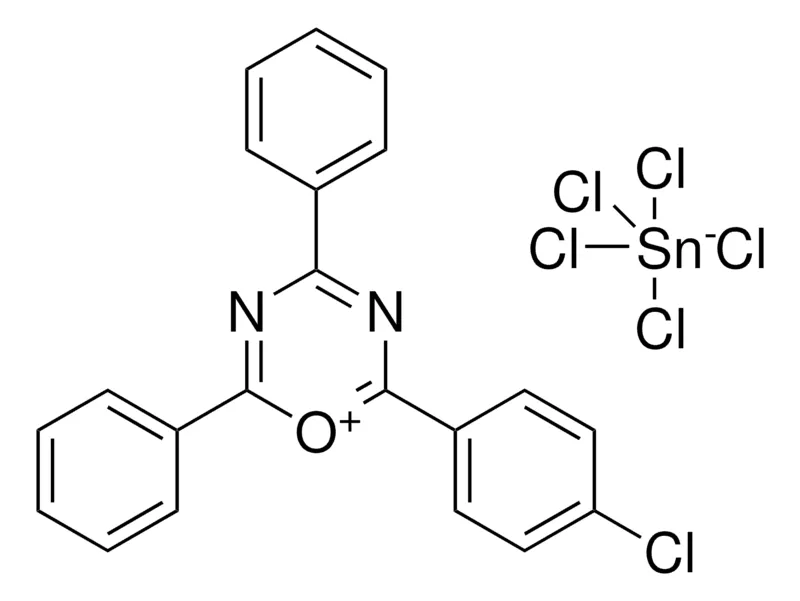 Sigma-Aldrich 2-(4-CHLOROPHENYL)-4,6-DIPHENYL-1,3,5-OXADIAZIN-1-IUM PENTACHLOROSTANNATE(1-),AldrichCPR