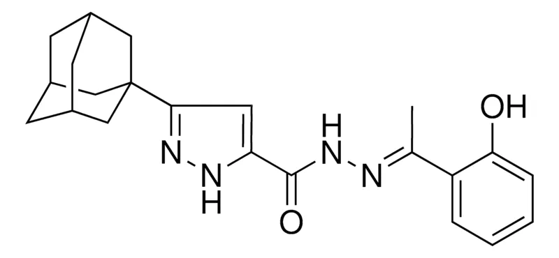 Sigma-Aldrich 5-ADAMANTAN-1-YL-2H-PYRAZOLE-3-CARBOXYLIC ACID (1-(2-HO-PH)-ETHYLIDENE)HYDRAZIDE,AldrichCPR