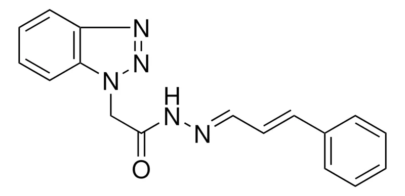 Sigma-Aldrich 2-BENZOTRIAZOL-1-YL-ACETIC ACID (3-PHENYL-ALLYLIDENE)-HYDRAZIDE,AldrichCPR