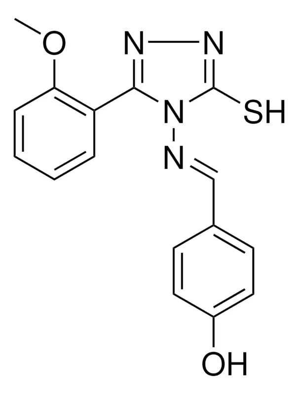 Sigma-Aldrich 4-(((3-MERCAPTO-5-(2-METHOXYPHENYL)-4H-1,2,4-TRIAZOL-4-YL)IMINO)METHYL)PHENOL，AldrichCPR