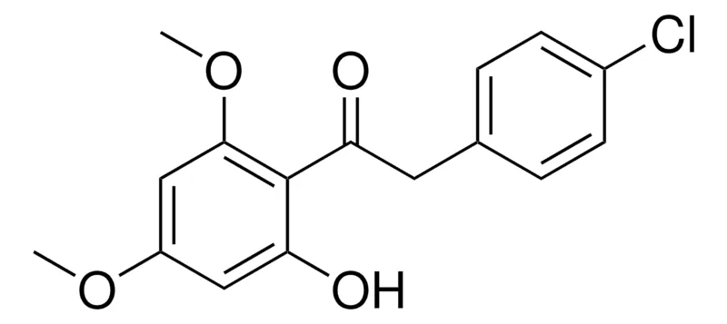 Sigma-Aldrich 2-(4-CHLOROPHENYL)-1-(2-HYDROXY-4,6-DIMETHOXYPHENYL)ETHANONE,AldrichCPR