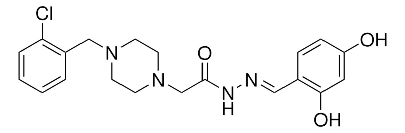 Sigma-Aldrich 2-(4-(2-CHLOROBENZYL)-1-PIPERAZINYL)-N'-(2,4-DIHYDROXYBENZYLIDENE)ACETOHYDRAZIDE,AldrichCPR