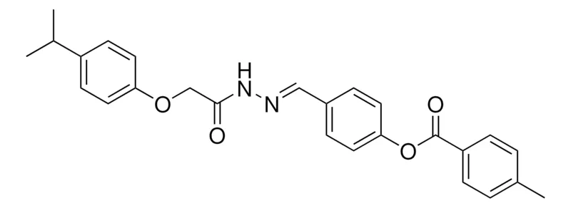 Sigma-Aldrich 4-(2-((4-ISOPROPYLPHENOXY)ACETYL)CARBOHYDRAZONOYL)PHENYL 4-METHYLBENZOATE,AldrichCPR