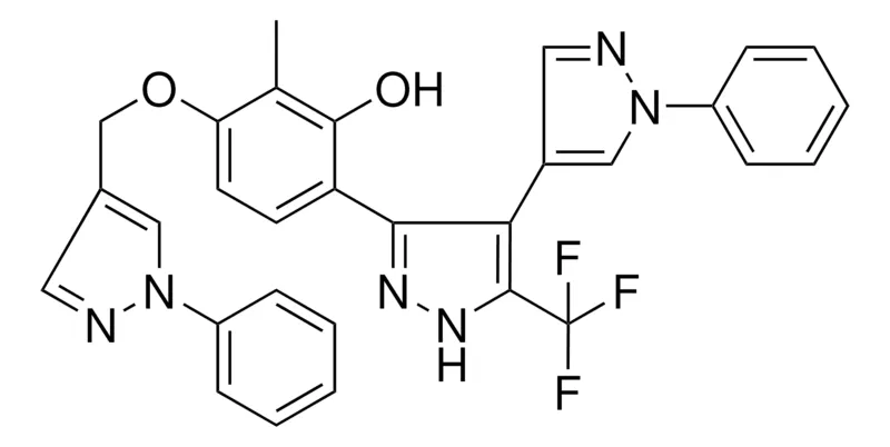Sigma-Aldrich 2-METHYL-3-((1-PHENYL-1H-PYRAZOL-4-YL)METHOXY)-6-(1'-PHENYL-5-(TRIFLUOROMETHYL)-1H,1'H-4,4'-BIPYRAZOL-3-YL)PHENOL，AldrichCPR