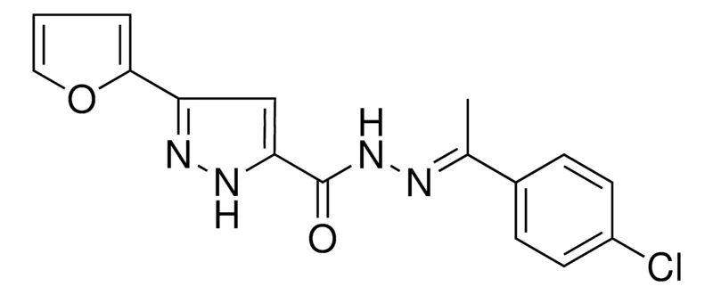 Sigma-Aldrich 5-FURAN-2-YL-2H-PYRAZOLE-3-CARBOXYLIC ACID (1-(4-CL-PH)-ETHYLIDENE)-HYDRAZIDE,AldrichCPR