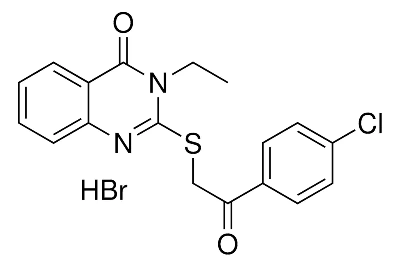 Sigma-Aldrich 2-(2-(4-CHLORO-PH)-2-OXO-ETHYLSULFANYL)-3-ET-3H-QUINAZOLIN-4-ONE, HYDROBROMIDE,AldrichCPR