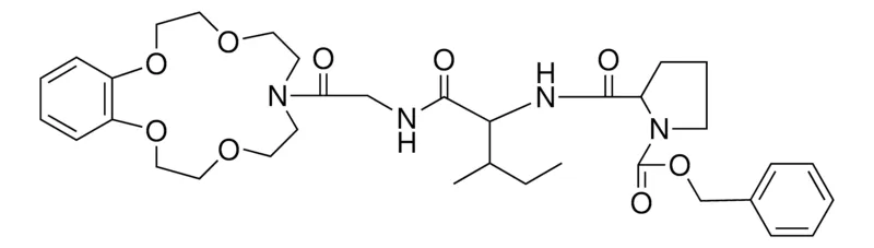 Sigma-Aldrich BENZYL 2-({[2-METHYL-1-({[2-(2,3,5,6,8,9,11,12-OCTAHYDRO-7H-1,4,10,13,7-BENZOTETRAOXAZACYCLOPENTADECIN-7-YL)-2-OXOETHYL]AMINO}CARBONYL)BUTYL]AMINO}CARBONYL)-1-PYRROLIDINECARBOXYLATE，AldrichCPR